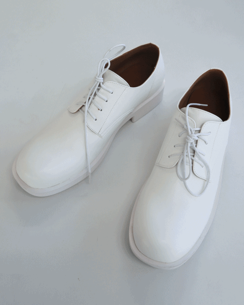 white derby shoes