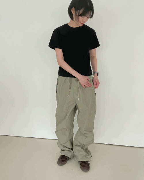 crunch field nylon pants (3colors) - W